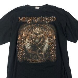 Meshuggah Koloss 2012 Tour T Shirt Black Anvil Size 2XL Heavy Metal Band Tee